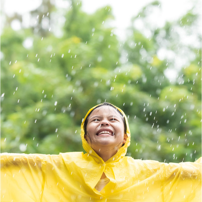Kids Raincoat with Hood