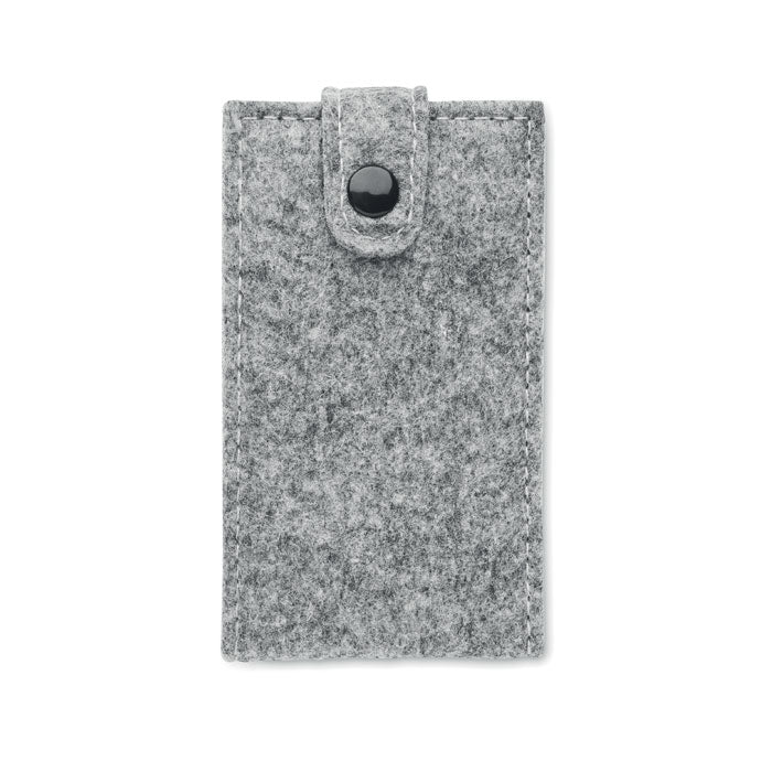 Stainless Steel Manicure Set in Felt Pouch