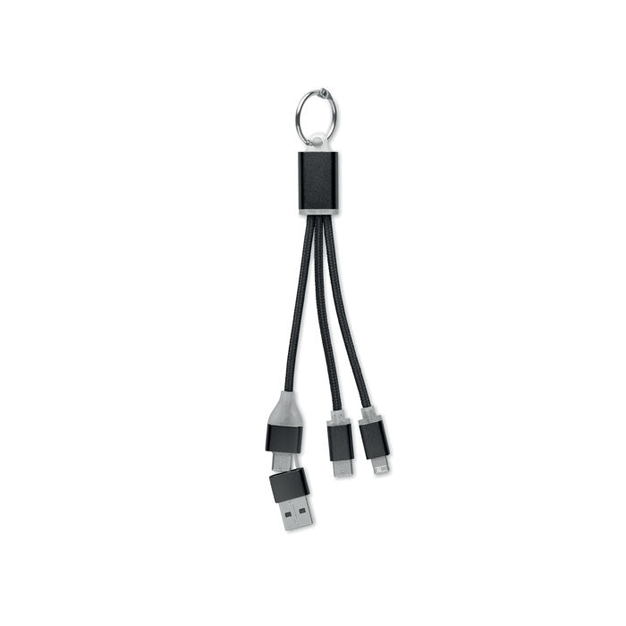 4-in-1 Charging Cable Keyring