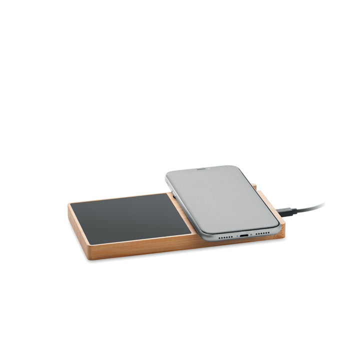 Bamboo Wireless Charger and Mug Warmer
