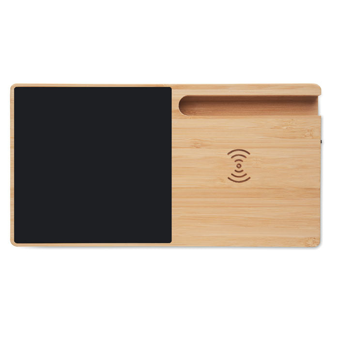 Bamboo Wireless Charger and Mug Warmer