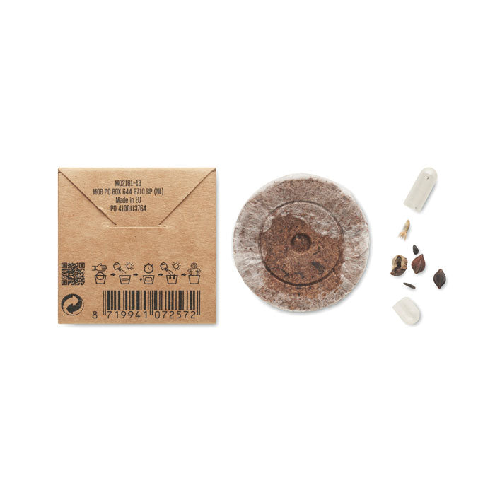 Mixed Summer Flower Seeds Peat Disc