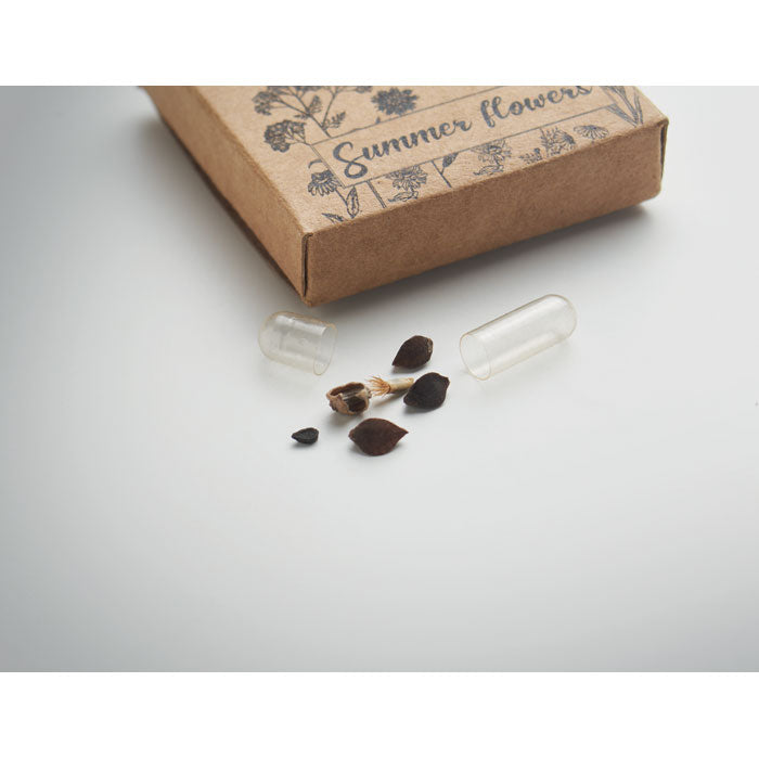Mixed Summer Flower Seeds Peat Disc