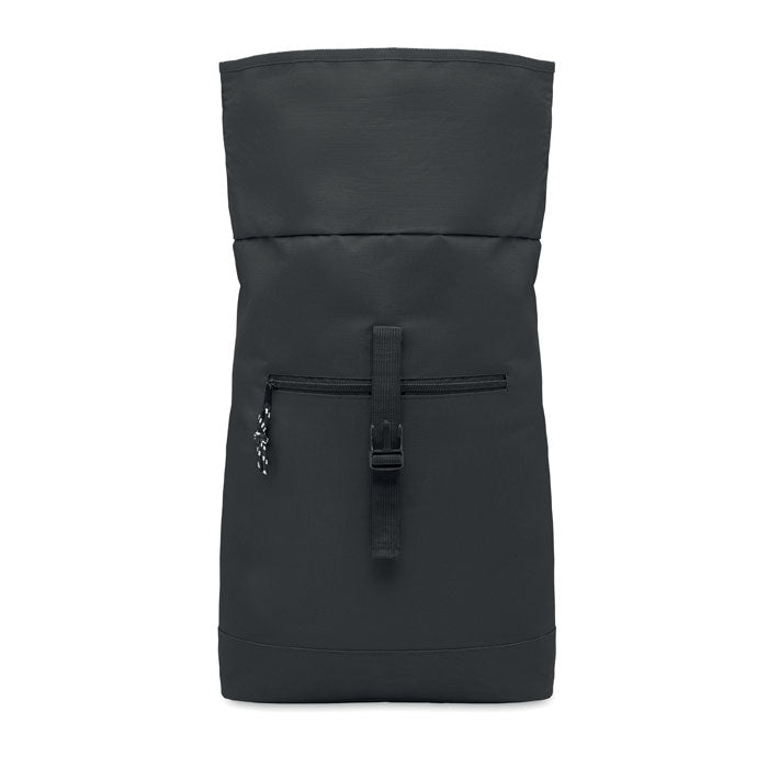 15 Inch Polyester Rolltop Laptop Backpack