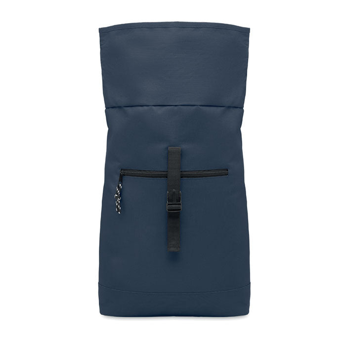 15 Inch Polyester Rolltop Laptop Backpack