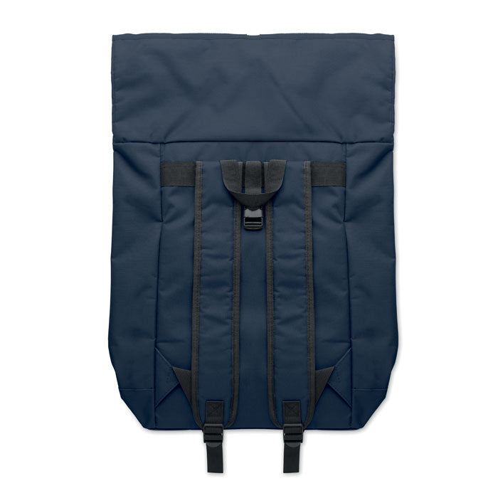 15 Inch Polyester Rolltop Laptop Backpack