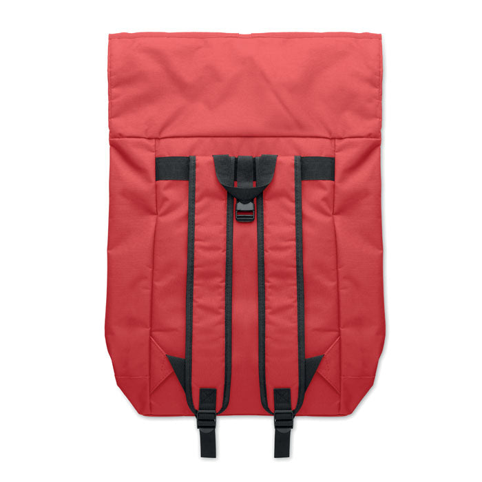 15 Inch Polyester Rolltop Laptop Backpack