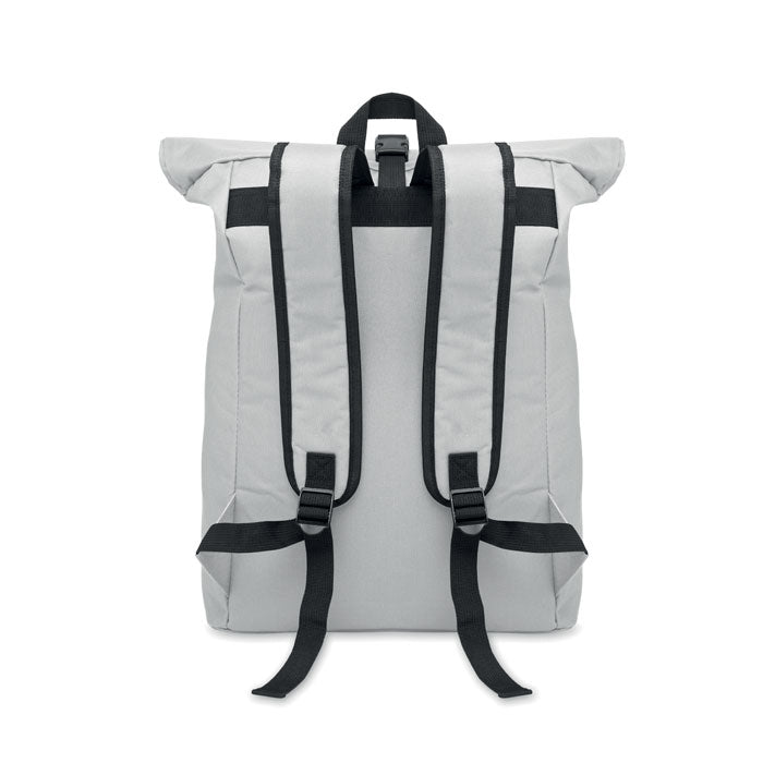 15 Inch Polyester Rolltop Laptop Backpack