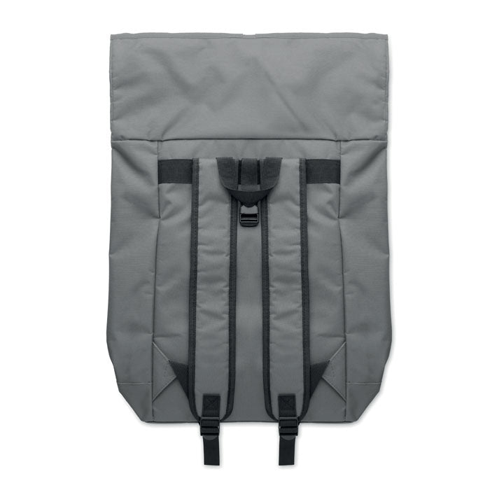 15 Inch Polyester Rolltop Laptop Backpack