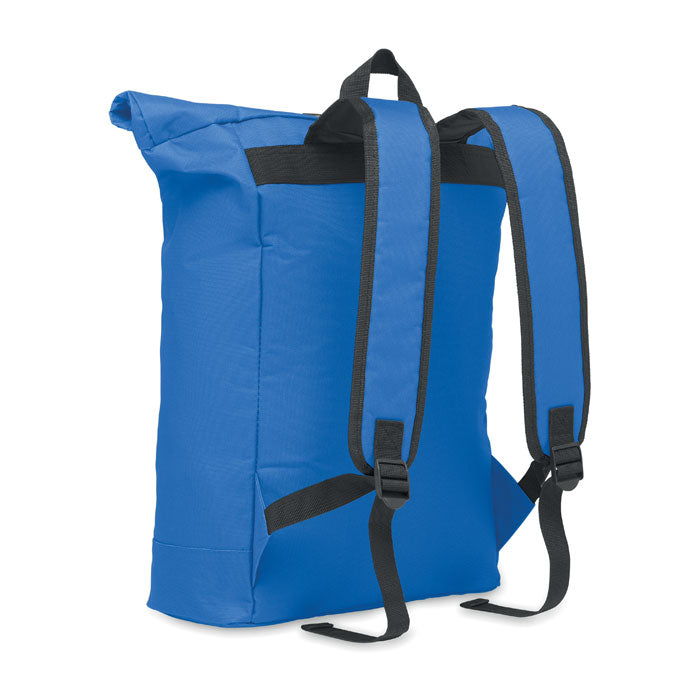 15 Inch Polyester Rolltop Laptop Backpack