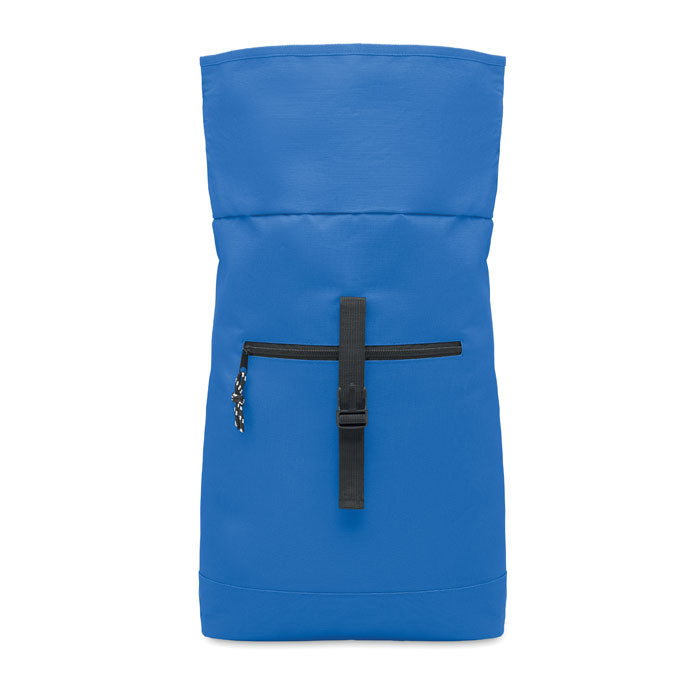 15 Inch Polyester Rolltop Laptop Backpack