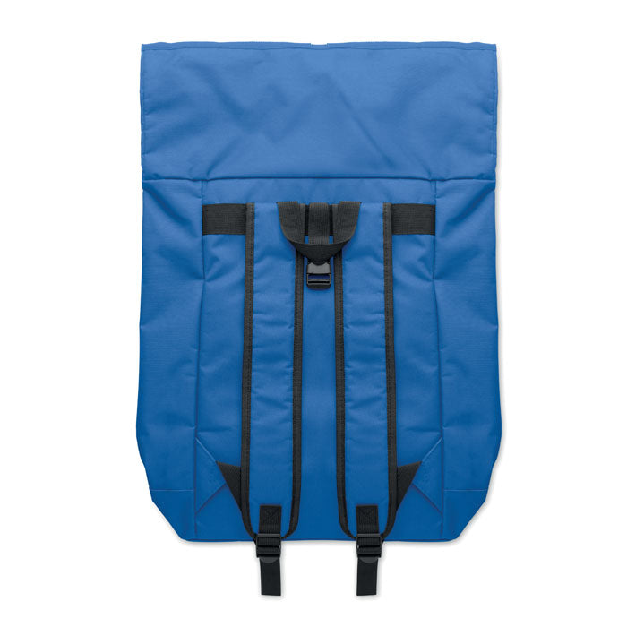 15 Inch Polyester Rolltop Laptop Backpack