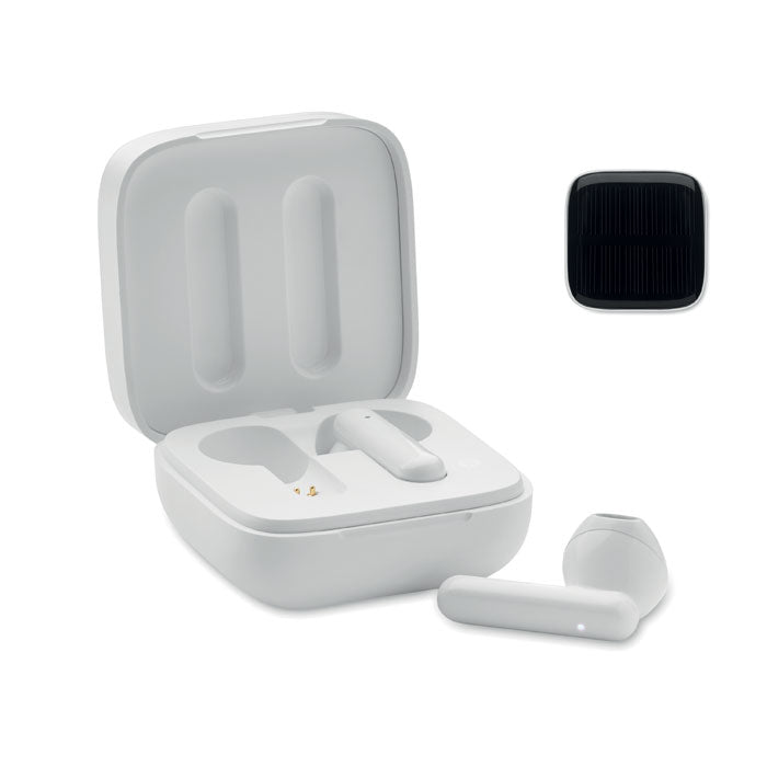 Wireless Earphones in Solar Charger