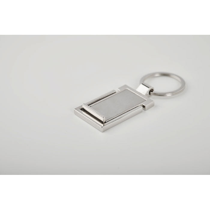 Metal Keyring with Phone Stand