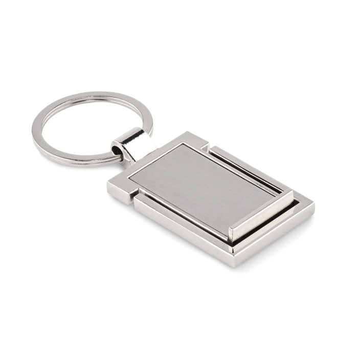 Metal Keyring with Phone Stand