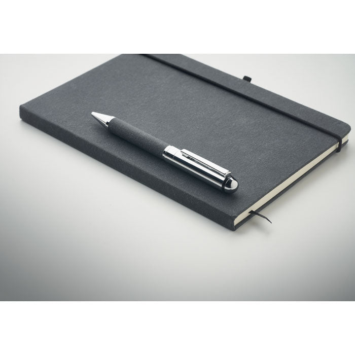 Recycled Leather Notebook Gift Set