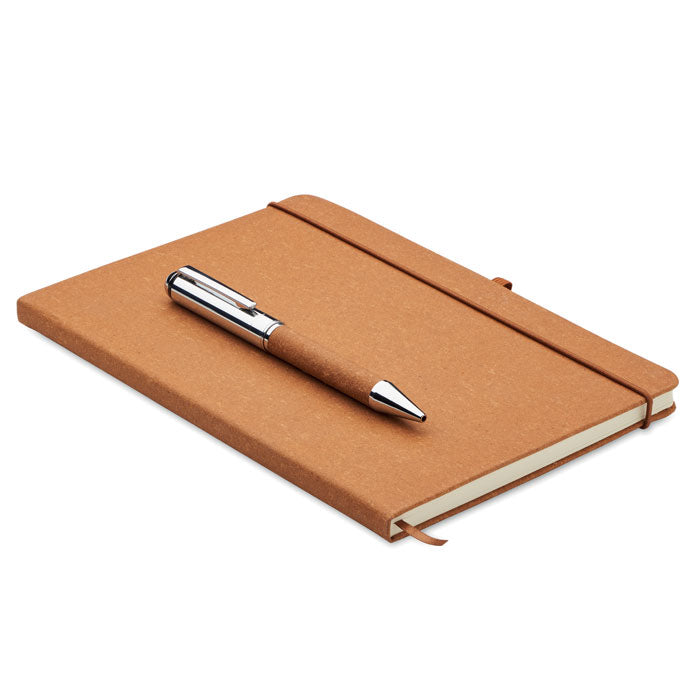 Recycled Leather Notebook Gift Set