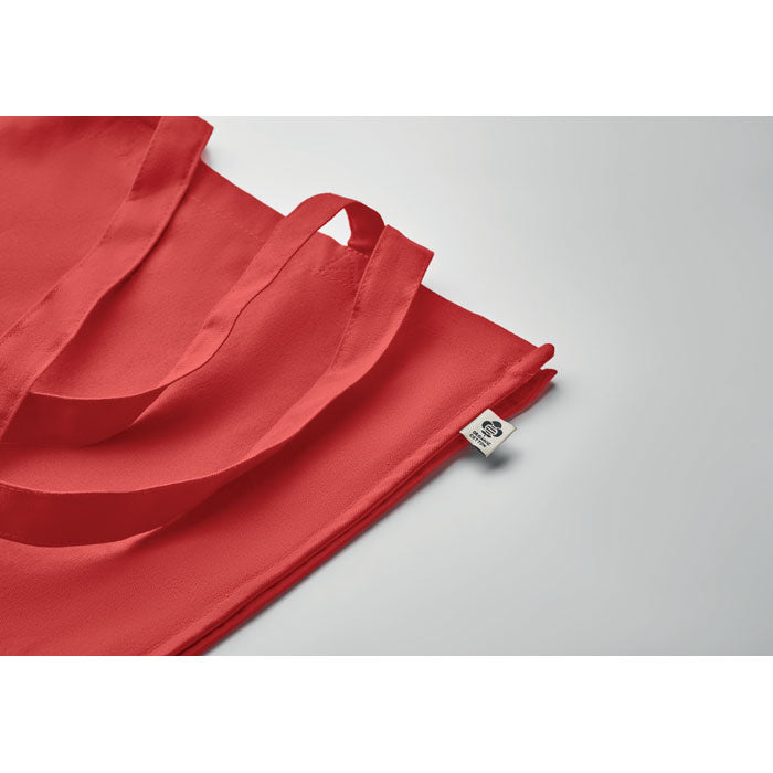 Organic Cotton Shopping Bag with Long Handles