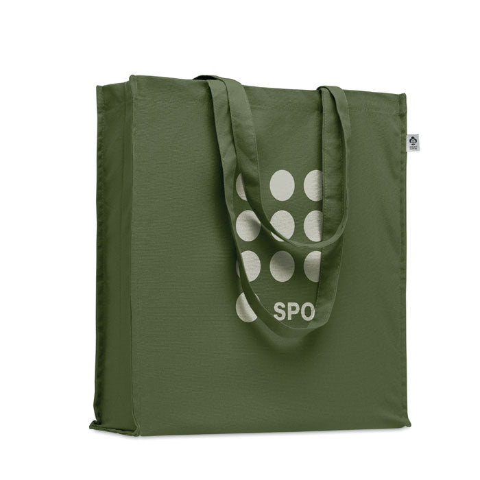 Organic Cotton Shopping Bag with Long Handles