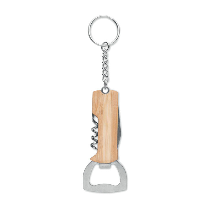 Bamboo Pocket Multi Tool Set Keyring