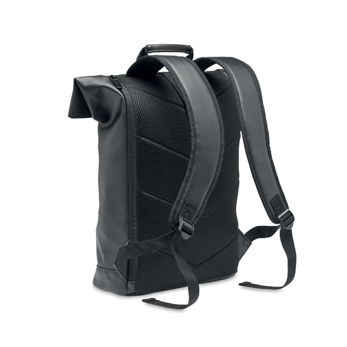 PU Rolltop Laptop Backpack