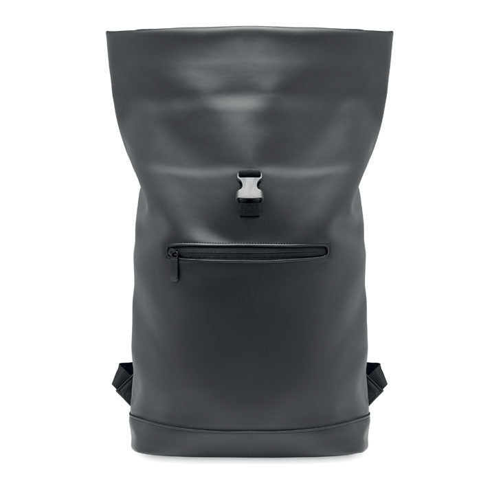 PU Rolltop Laptop Backpack