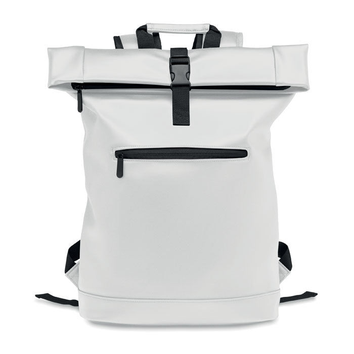 PU Rolltop Laptop Backpack