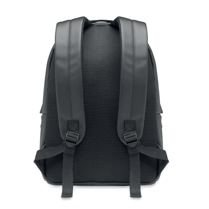 15 Inch Padded PU Laptop Backpack