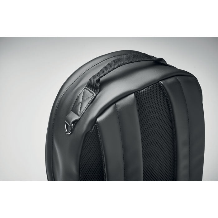 15 Inch Padded PU Laptop Backpack