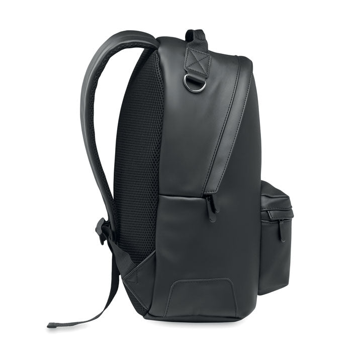 15 Inch Padded PU Laptop Backpack