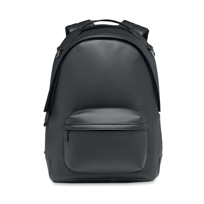 15 Inch Padded PU Laptop Backpack