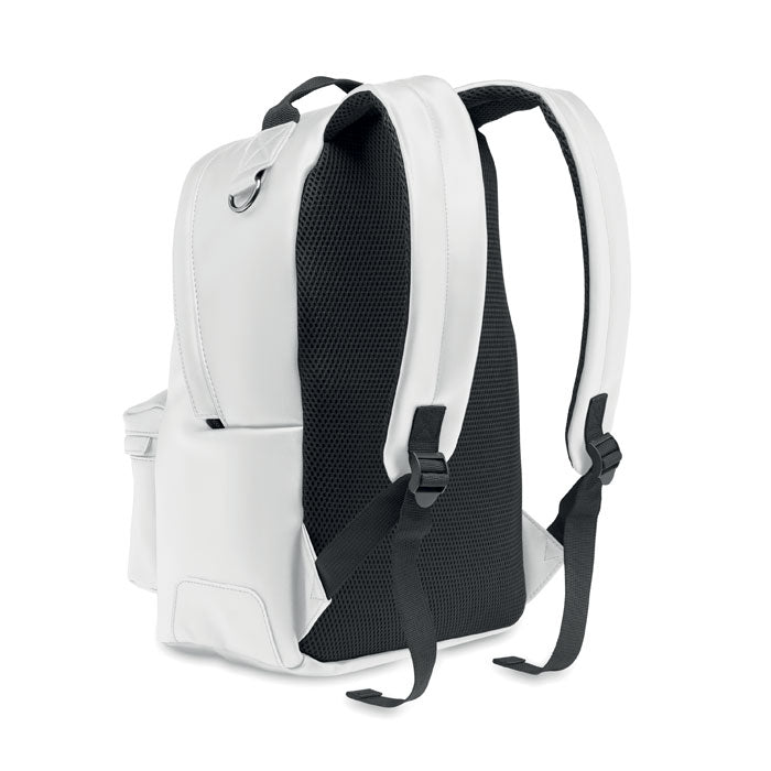 15 Inch Padded PU Laptop Backpack