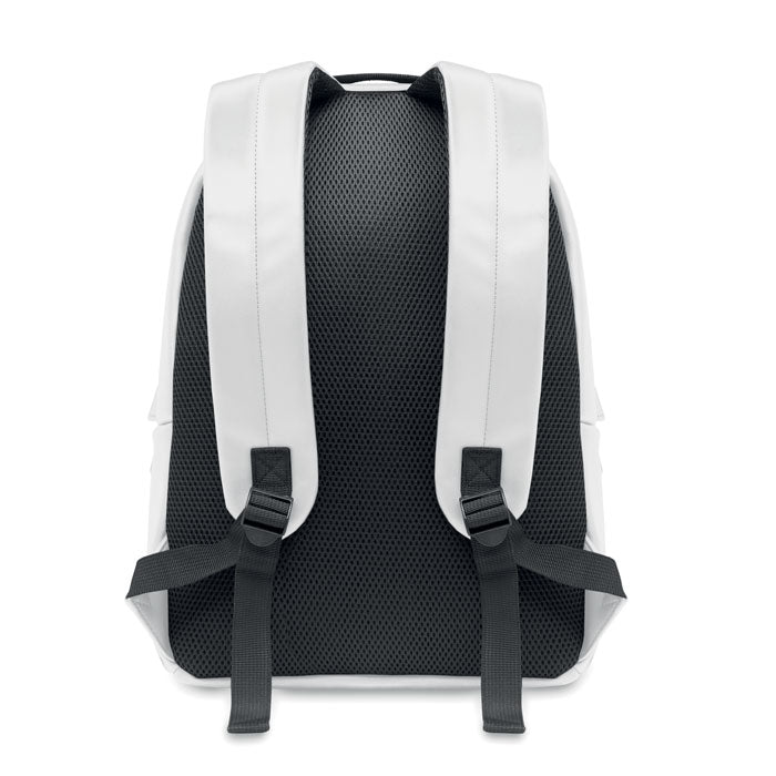 15 Inch Padded PU Laptop Backpack