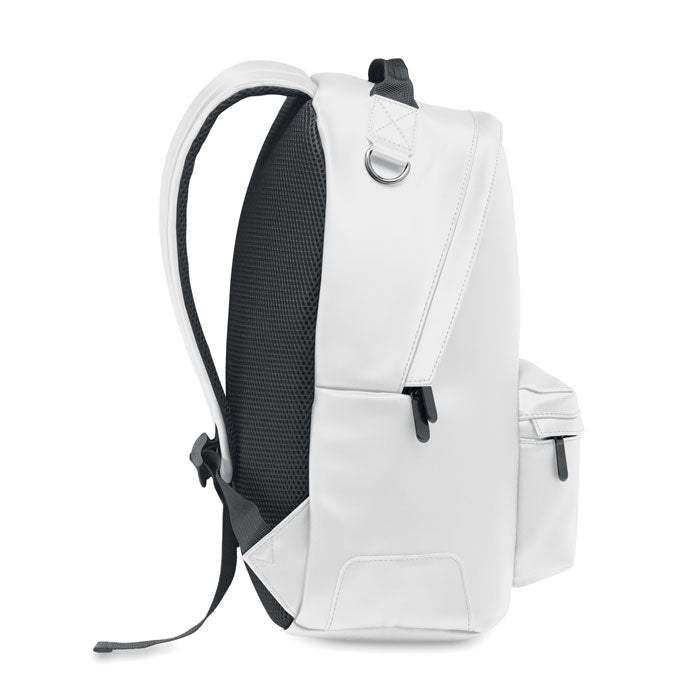 15 Inch Padded PU Laptop Backpack