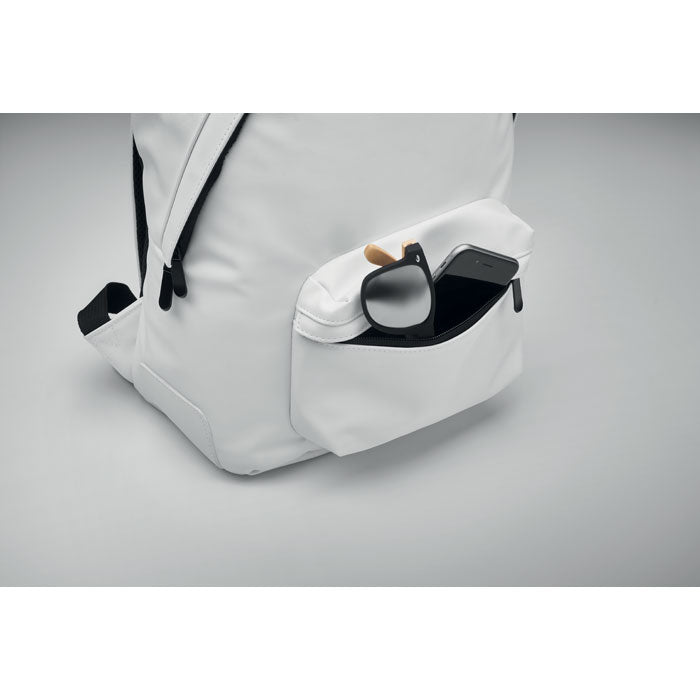 15 Inch Padded PU Laptop Backpack