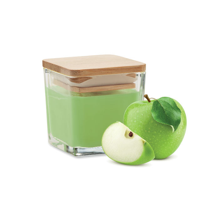 Square Shaped Fragranced Wax Candle