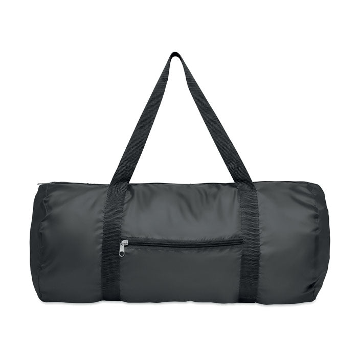 Duffle Bag in Polyester with Front Zip Pocket