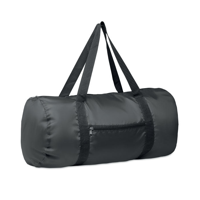 Duffle Bag in Polyester with Front Zip Pocket