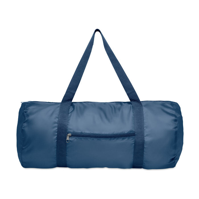 Duffle Bag in Polyester with Front Zip Pocket