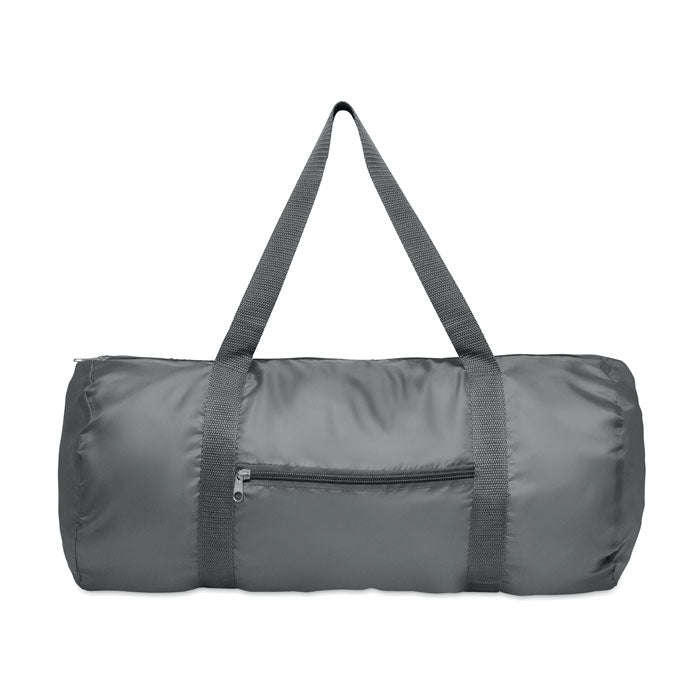 Duffle Bag in Polyester with Front Zip Pocket