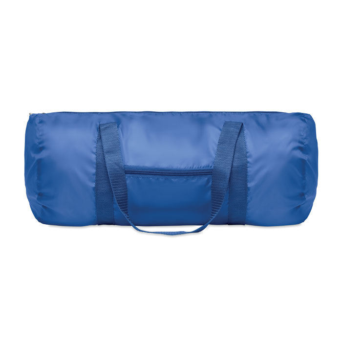 Duffle Bag in Polyester with Front Zip Pocket