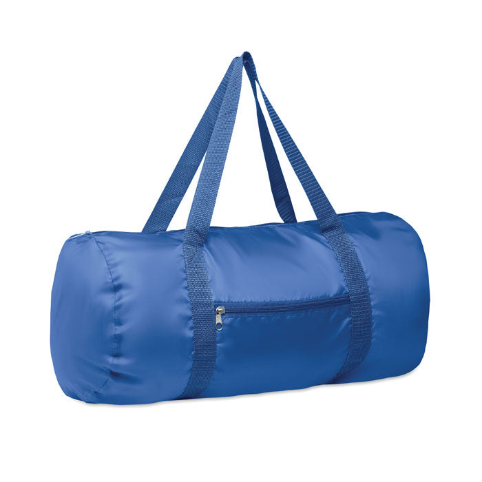 Duffle Bag in Polyester with Front Zip Pocket