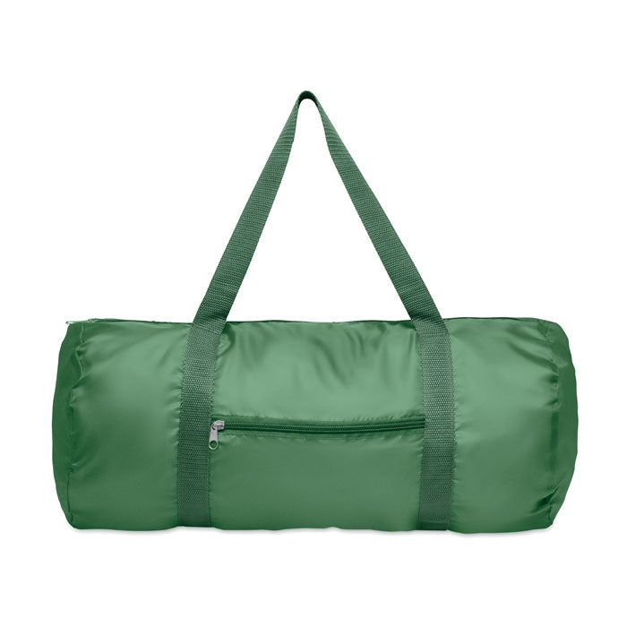 Duffle Bag in Polyester with Front Zip Pocket