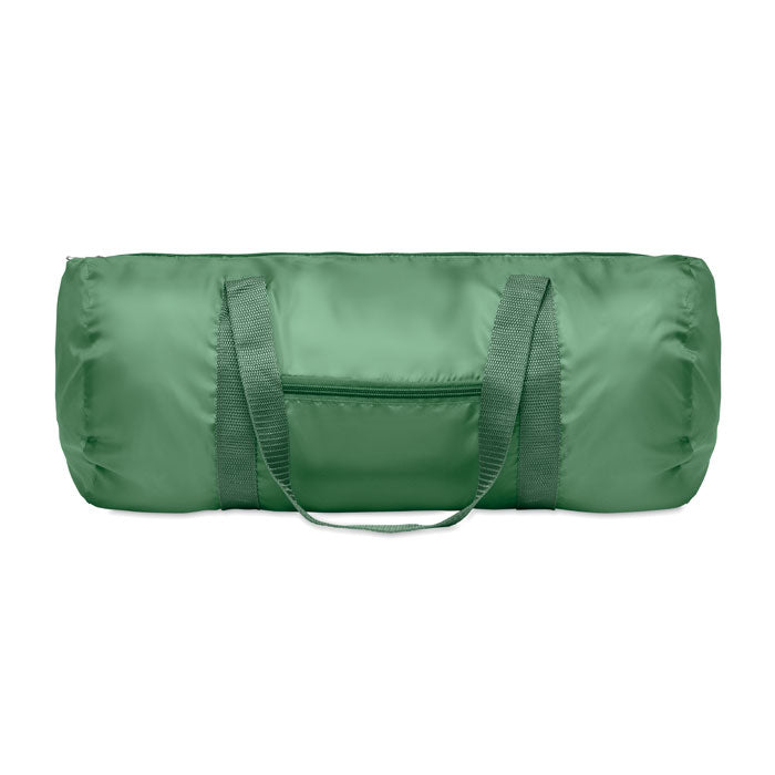 Duffle Bag in Polyester with Front Zip Pocket