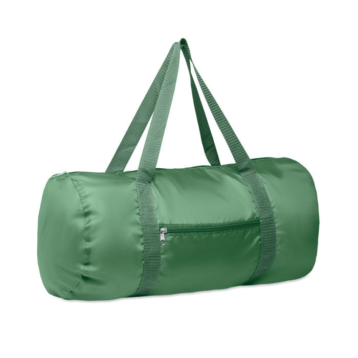 Duffle Bag in Polyester with Front Zip Pocket