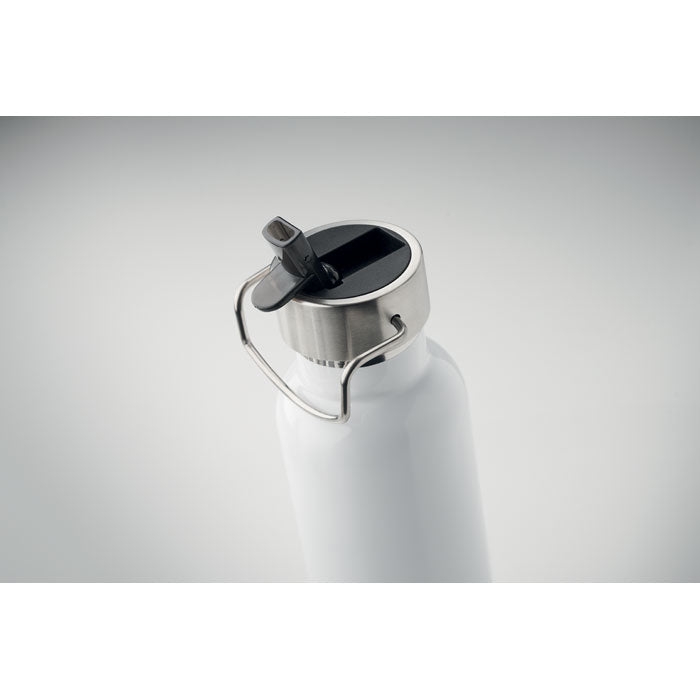 600ml Double Walled Drinks Bottle and Straw