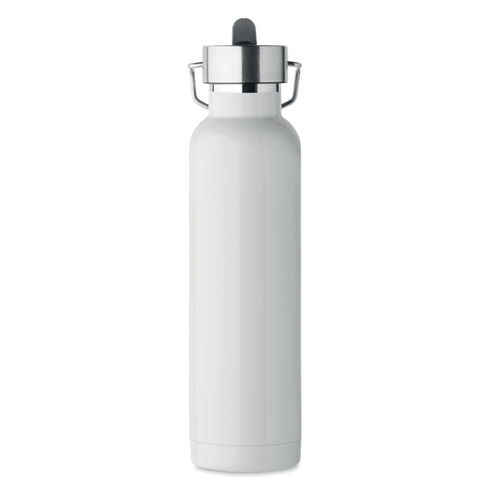 600ml Double Walled Drinks Bottle and Straw