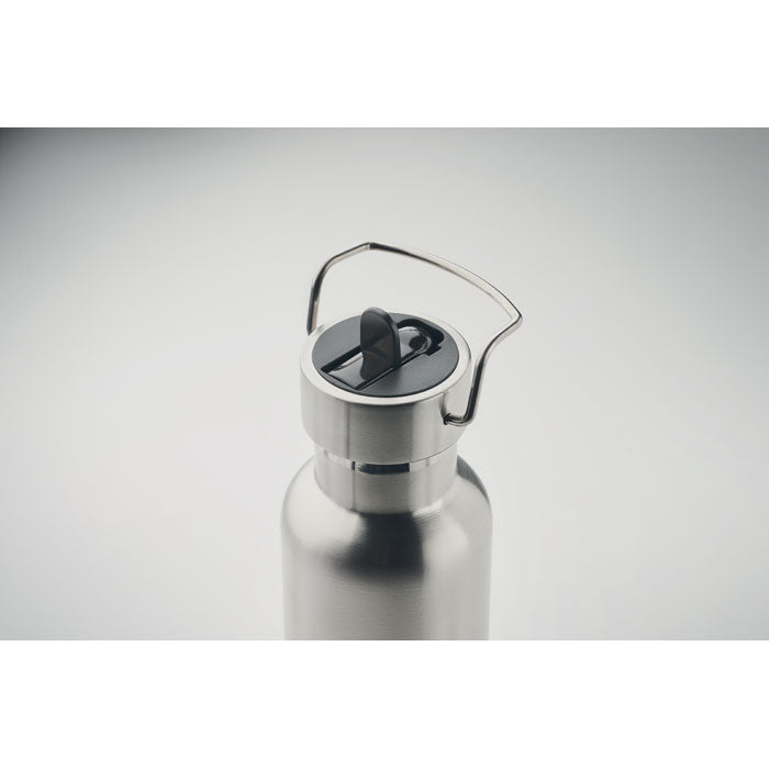 600ml Double Walled Drinks Bottle and Straw