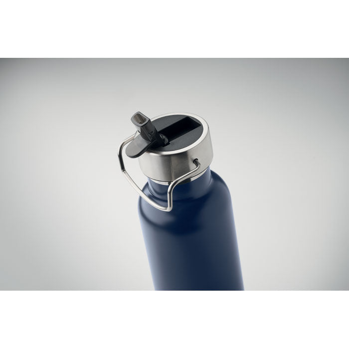 600ml Double Walled Drinks Bottle and Straw
