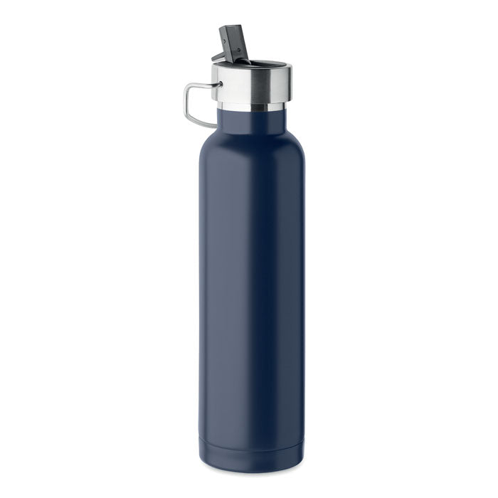 600ml Double Walled Drinks Bottle and Straw